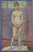 Georges Seurat Model,Front View (mk09) china oil painting artist
